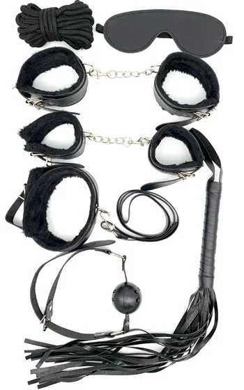 Bondage Kit Black – Prisvärt set med 7 spännande delar för nybörjare och erfarna - Bild 1