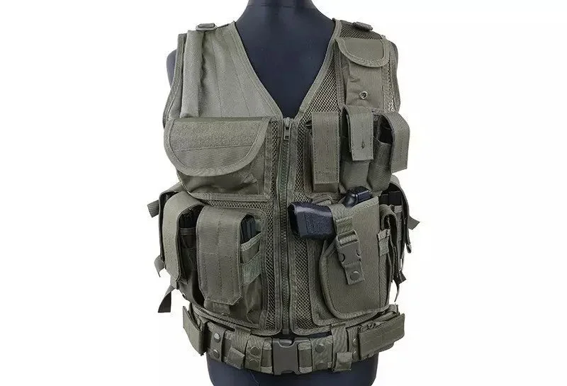 KAM-39 TAKTISK VEST - OLIVEN - Bild 2