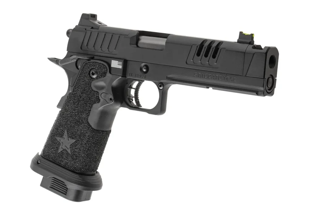 Army Armament Staccato XC 2011 GBB T8 Pistol with Muzzle Device – Black Army Armament Staccato XC 2011 GBB T8 Pistol with Muzzle Device – Black