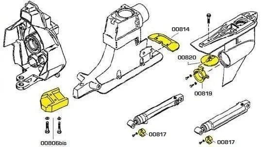 Magnesiumanod Bravo II-III motorer, komplett kit, TKITBRAVOII-III-MG - Bild 2