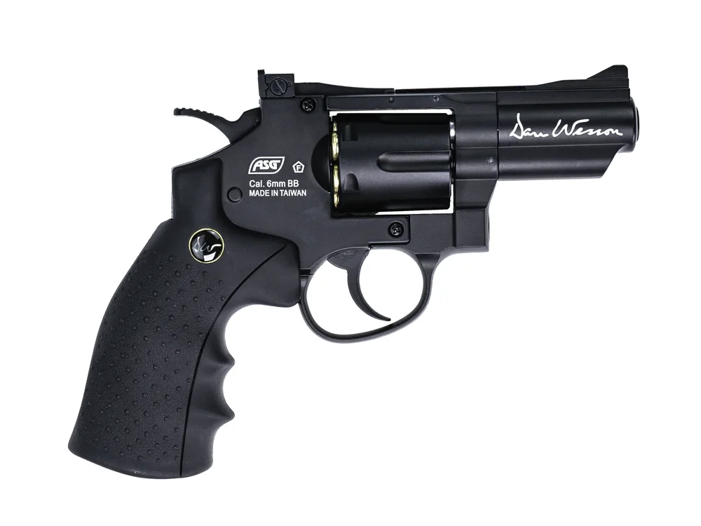 ASG Dan Wesson 2,5" CO2 Revolver - Sort, Full Metal - Bild 1