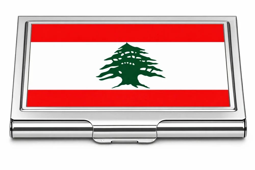 Korthållare  - Libanon flagga - Bild 1