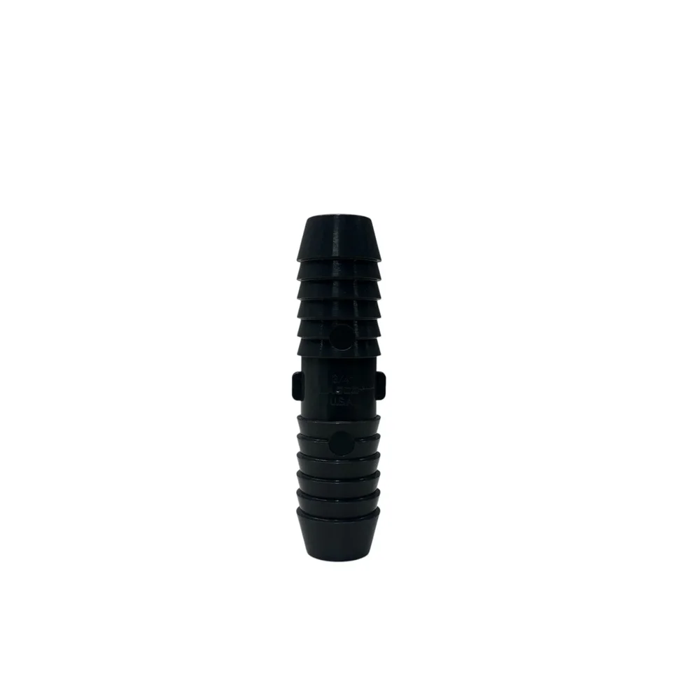 PVC skarvrör 3/4" tum hane/hane med rillor - Bild 1