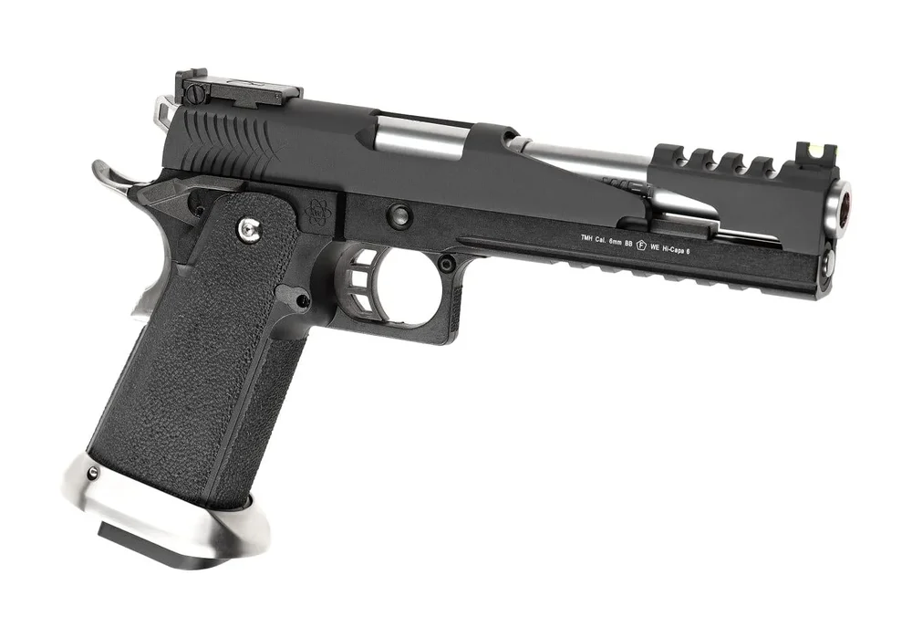 WE Hi-Capa 6 T-Rex Customs Titanium Barrel Full Metal GBB – Black WE Hi-Capa 6 T-Rex Customs Titanium Barrel Full Metal GBB – Black
