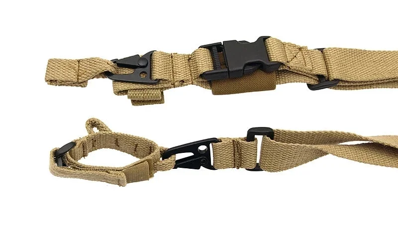 Våbensling i bomuld til MP5/G3/M4 – Coyote - Bild 2