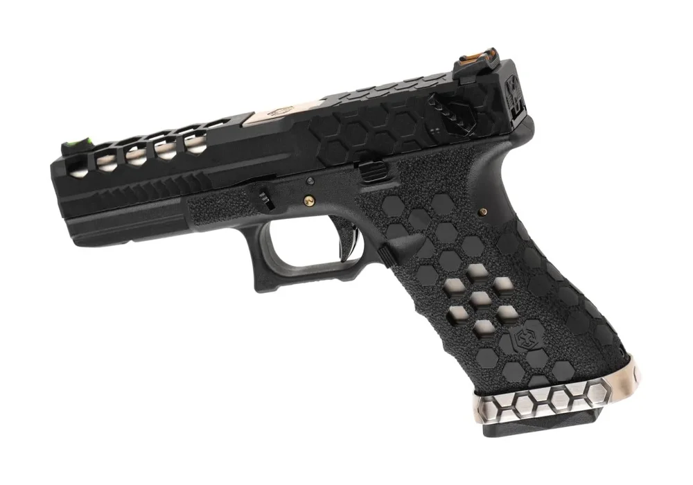AW Custom VX0201 Hex Cut Full Metal GBB - Black - Bild 2
