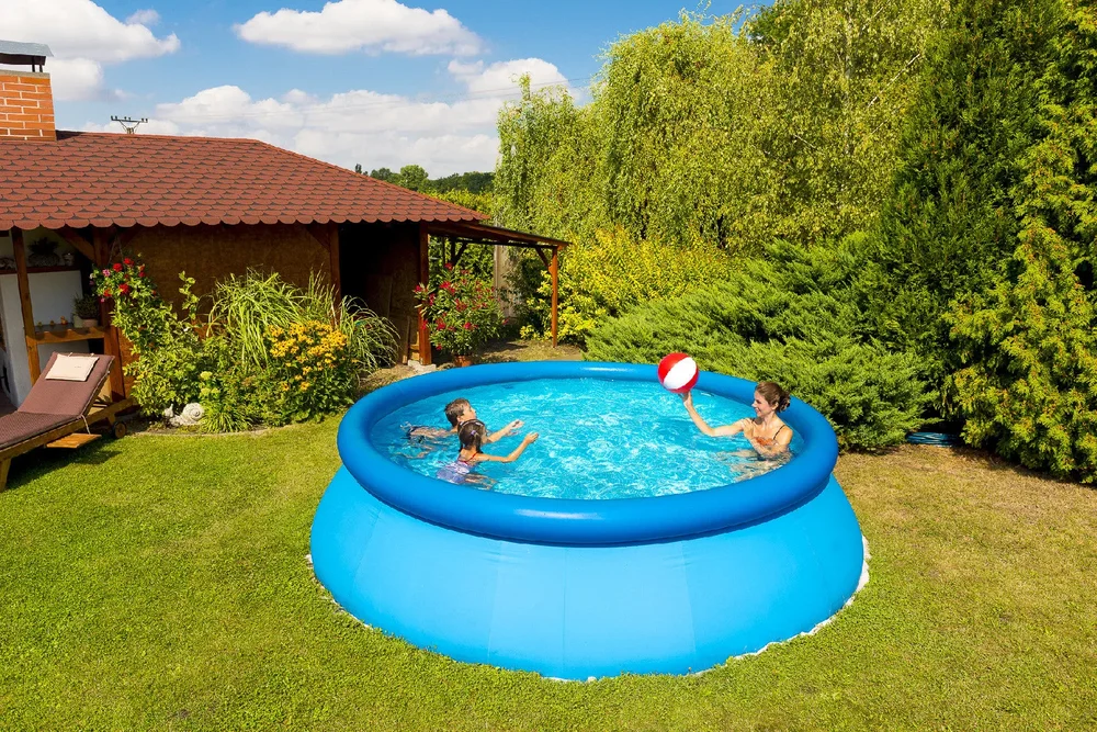 MINI POOL set - 3.66m x 84cm med patron filter pump 12V - 2,2m3 - Bild 3