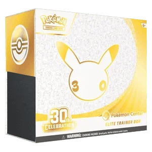 FORUDBESTILLING Pokémon TCG: 30th Celebration Pokémon Center Elite Trainer Box FORUDBESTILLING Pokémon TCG: 30th Celebration Pokémon Center Elite Trainer Box