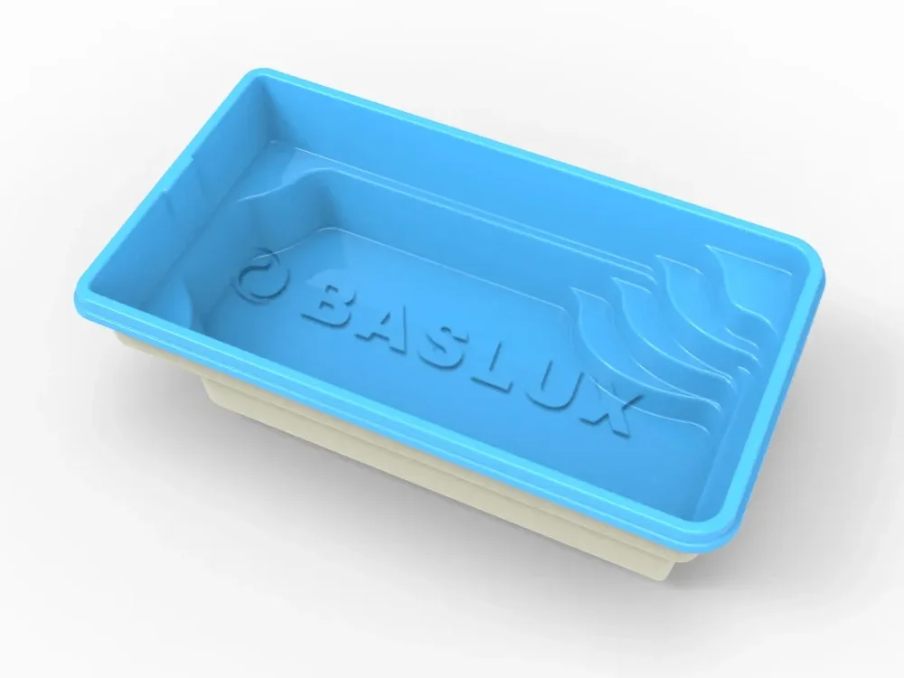 Glasfiberpool CYPR 5,40m x 3,00m x 1,50m - Bild 3