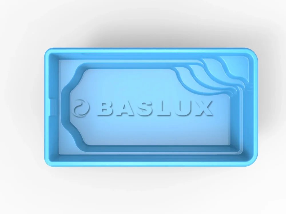 Glasfiberpool BARBADOS 5,00m x 2,80m x 1,35m Glasfiberpool BARBADOS 5,00m x 2,80m x 1,35m