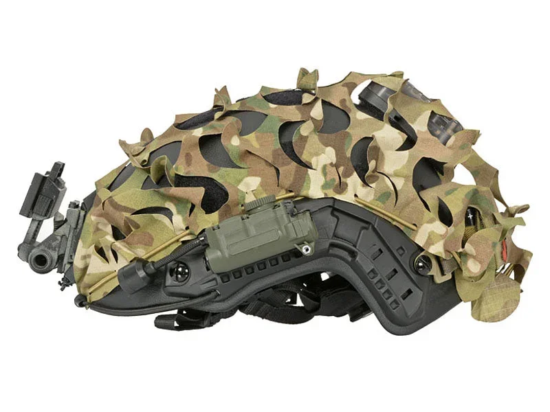 3D camouflage-hjelmovertræk til High-Cut hjelm, laser-cut – Multicam 3D camouflage-hjelmovertræk til High-Cut hjelm, laser-cut – Multicam
