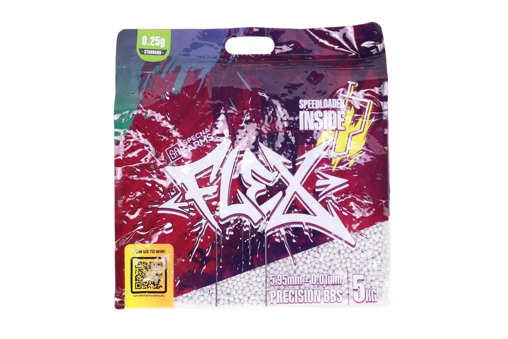 Specna Arms FLEX precision BBs 0.25g 5 kg + speed loader Specna Arms FLEX precision BBs 0.25g 5 kg + speed loader