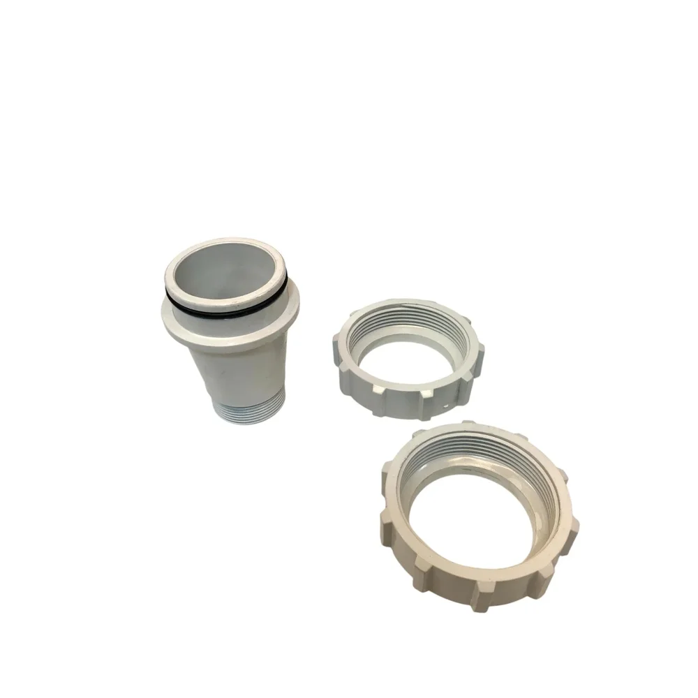 Anslutningsrör till Certikin sido matat sandfilter - 1,5" gängad koppling Vit - Bild 3
