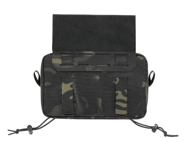 Universallomme med to rum og monteringspanel, laser-cut – Multicam Black - Bild 2