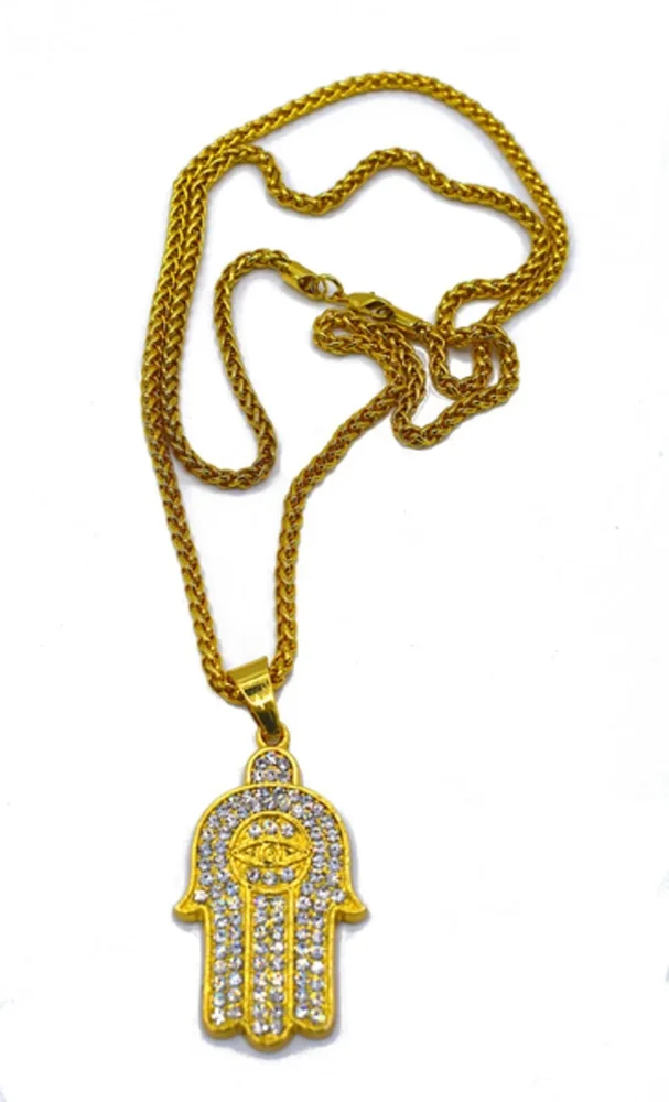 Iced Fatimas hand halsband - Bild 1