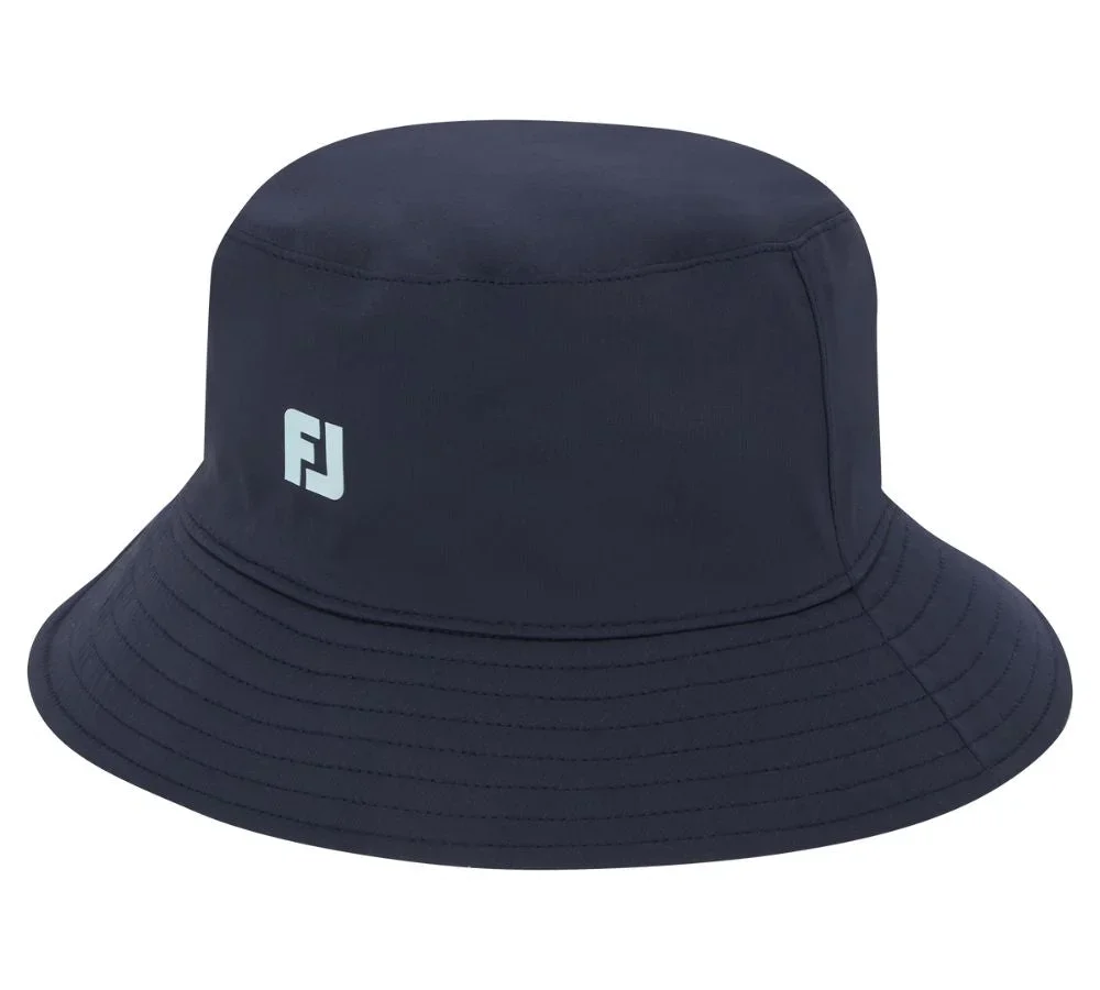 FootJoy Reversible Bucket Hat Golfhatt - Navy & Skyway Animal - Bild 2
