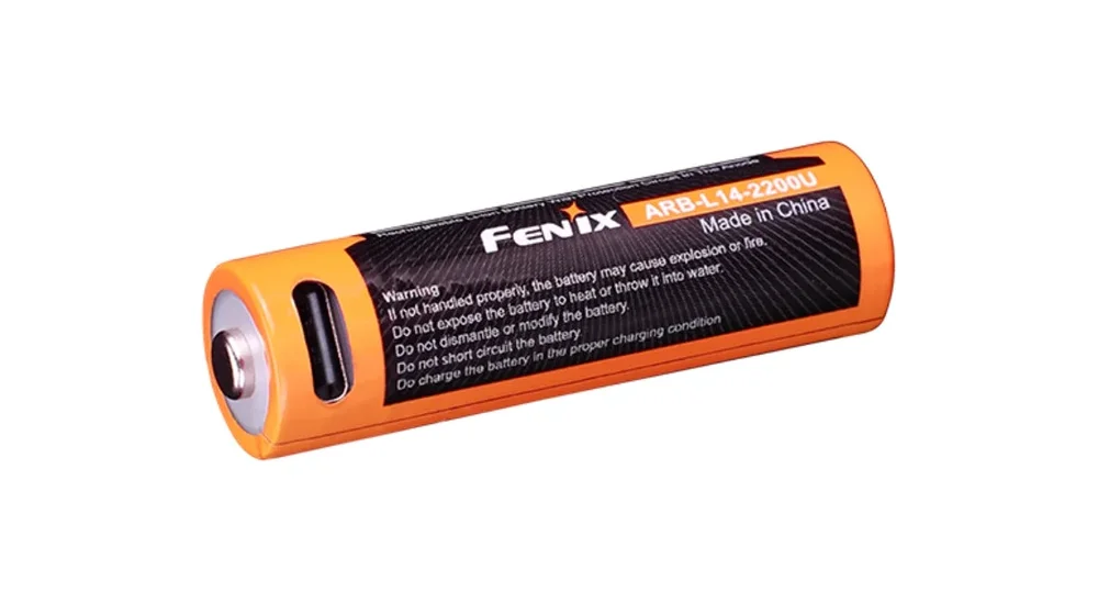Fenix ARB-L14-2200U Genopladeligt AA-Batteri 1,5V 2200mAh med USB-C Fenix ARB-L14-2200U Genopladeligt AA-Batteri 1,5V 2200mAh med USB-C