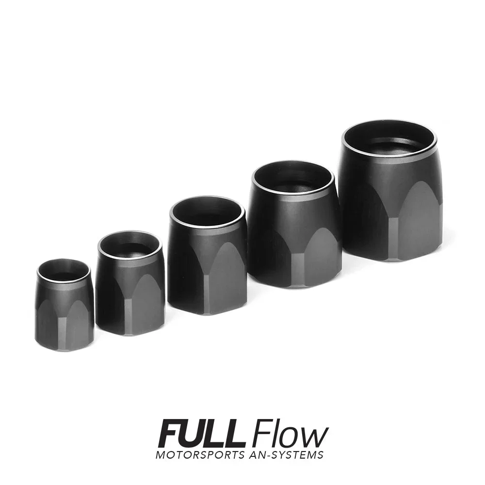 AN Hose end fitting spare sleeve AN-6, black AN Hose end fitting spare sleeve AN-6, black