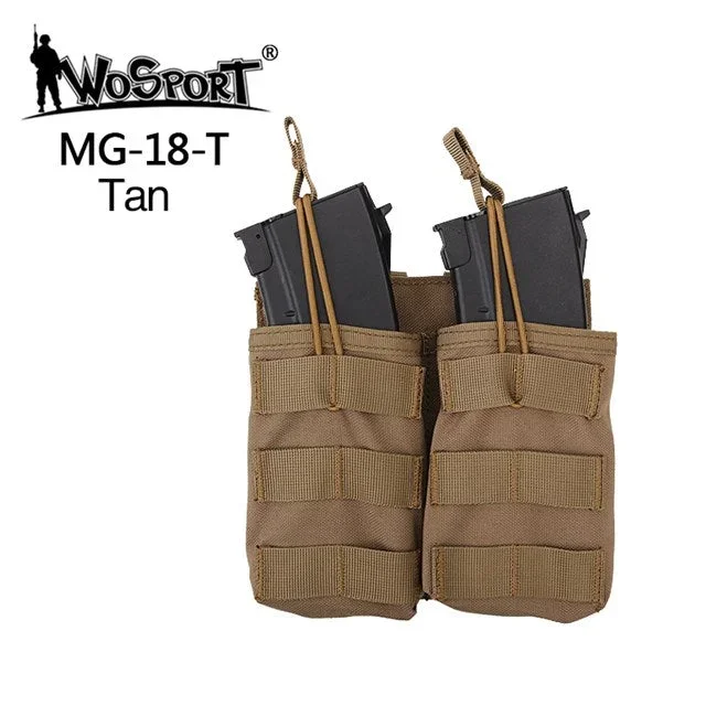 WST Open MOLLE Pouch for 2 × G36 Magazines WST Open MOLLE Pouch for 2 × G36 Magazines