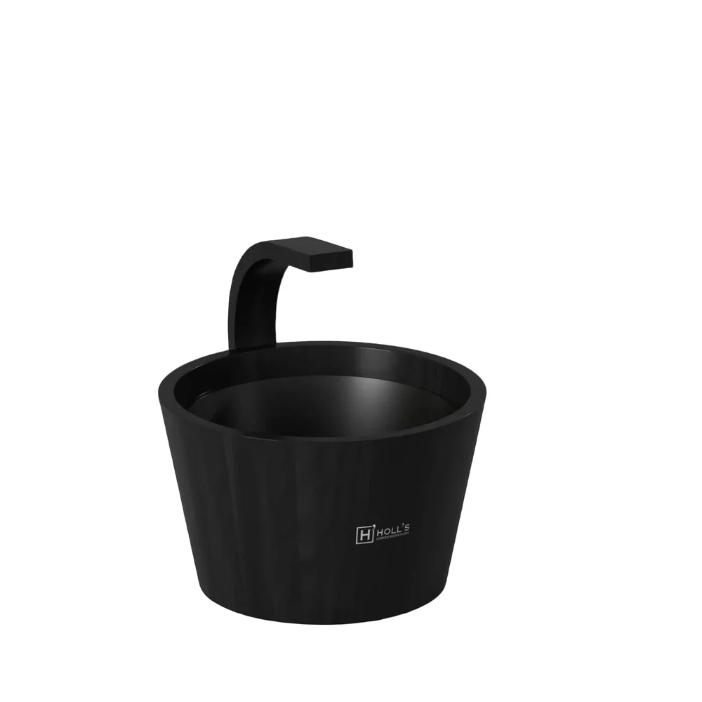 Bastutillbehör Holl’s Onyxia Black – Bastuhink & slev i svart design - Bild 3