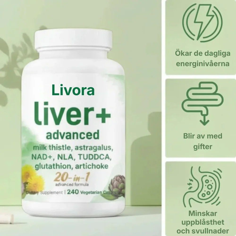 Livora® | Stöd alla aspekter av leverns hälsa – från avgiftning och inflammation till energi och cellåteruppbyggnad - Bild 2