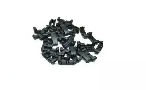 Rail clips – BLACK 60 stks. Rail clips – BLACK 60 stks.