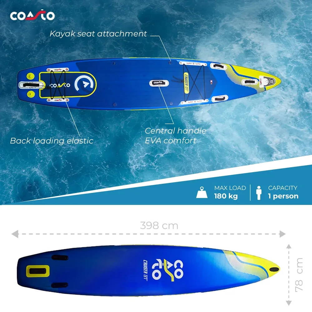 Coasto Cruiser 13’1 SUP – Touringbräda för långa distanser - Bild 2