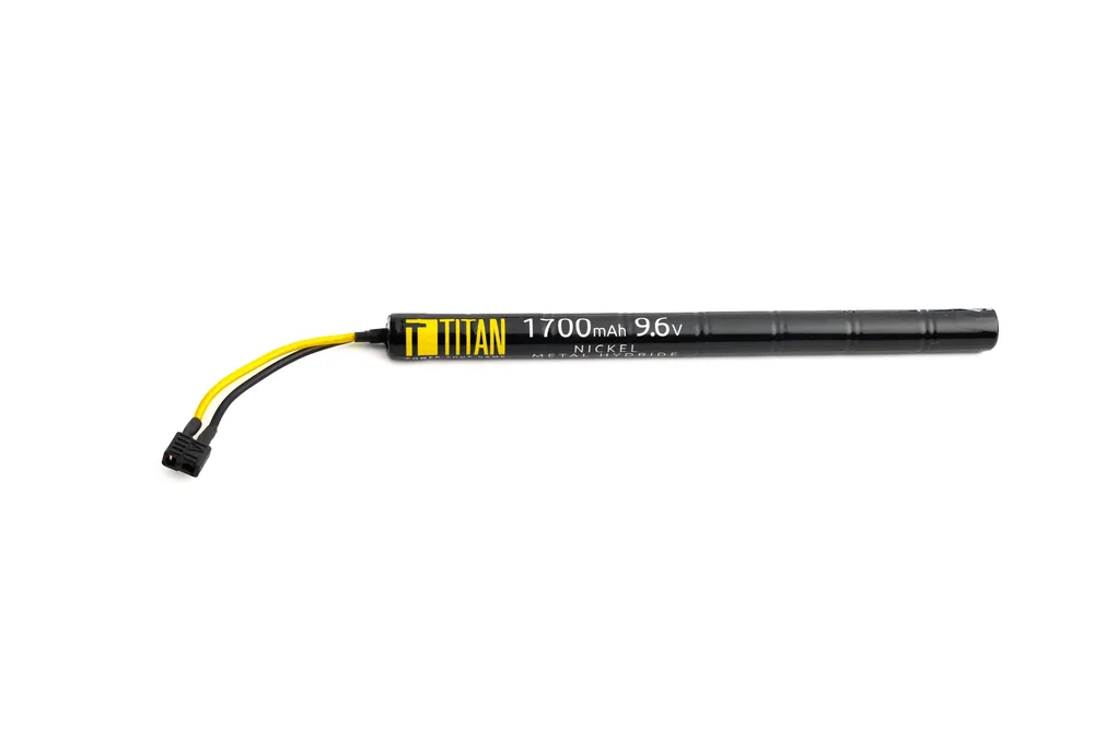 TITAN NiMH Batteri 9.6V 1700mAh – Stick (AK) T-Dean TITAN NiMH Batteri 9.6V 1700mAh – Stick (AK) T-Dean