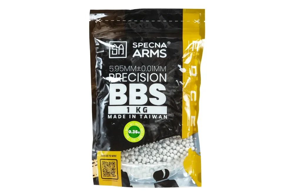 Airsoft BBs Precision 0,36g Specna Arms EDGE ULTRA™ BIO 1 kg White Airsoft BBs Precision 0,36g Specna Arms EDGE ULTRA™ BIO 1 kg White