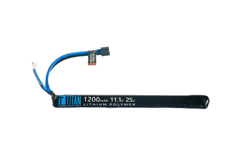 TITAN Li-Po Batteri 11.1V 1200mAh 25C (T-Dean) – Stick / AK TITAN Li-Po Batteri 11.1V 1200mAh 25C (T-Dean) – Stick / AK