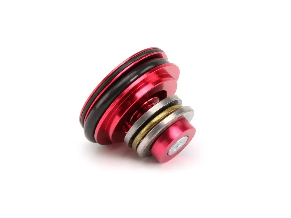 AirsoftPro CNC Aluminum Flat Piston Head with Bearing - Bild 2