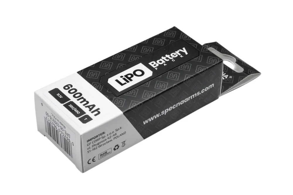 LiPo 11,1V 600mAh 20/40C Batteri – Tamiya mini - Bild 2