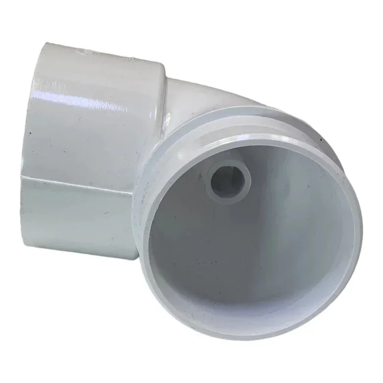 PVC vinkel 90 gr 2 1/2" hona/hane med luftning 3/4" slangkoppling CS - Bild 3