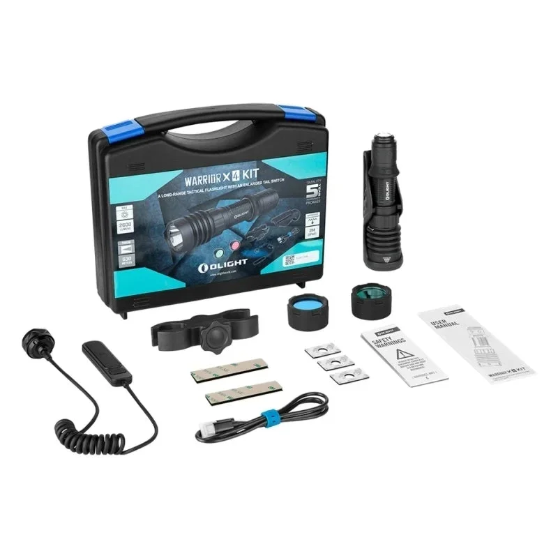 OLIGHT Warrior X 4 KIT Lommelygte 2600 lm OLIGHT Warrior X 4 KIT Lommelygte 2600 lm
