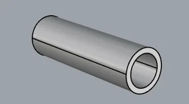 Rear fork assy-connecting tube (Tubo de conexión del conjunto de la horquilla trasera) for Dualtron Togo - Bild 2
