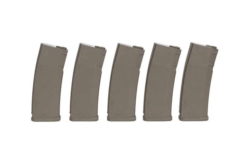 Set of 5 S-Mag Mid-Cap magazines for 125 BBs Olive - Bild 3