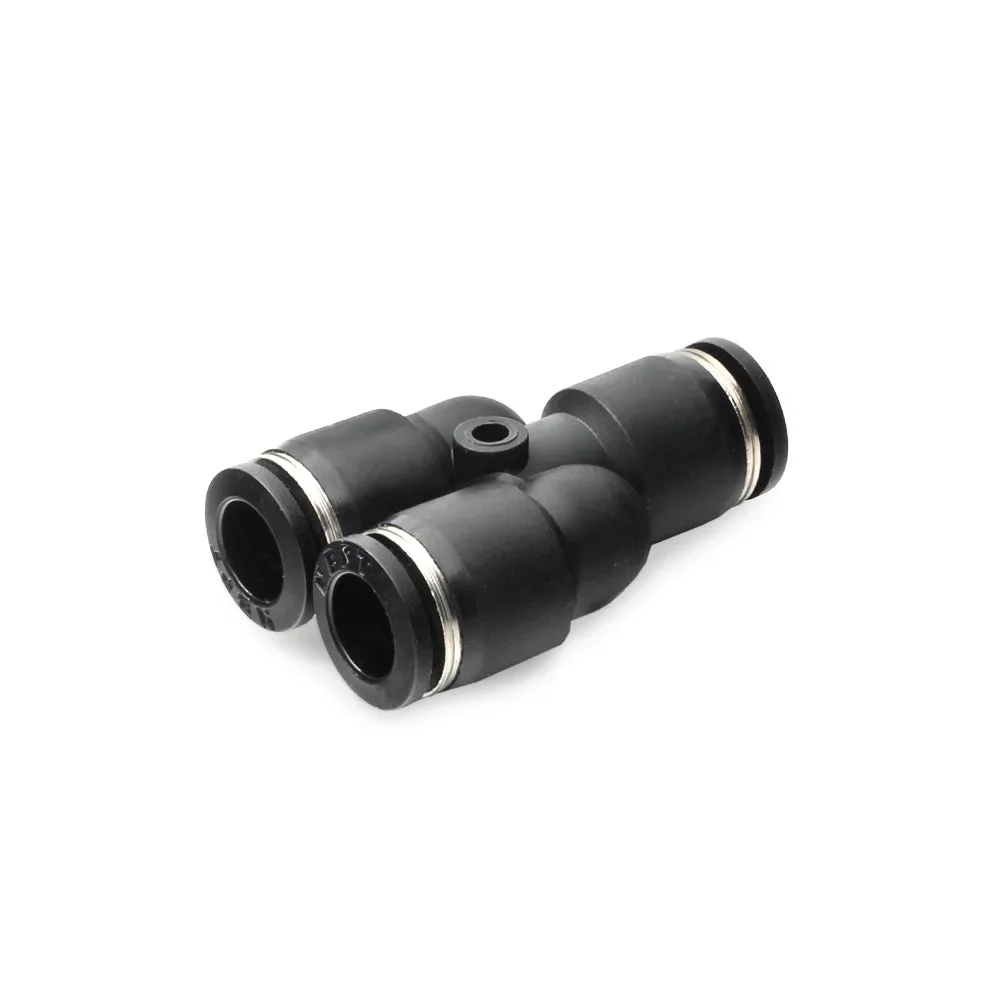 Pneufit Quick Connect Y Fitting 10 mm (1x) to 8 mm (2x)