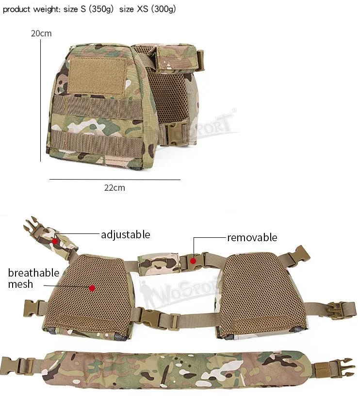 WST Kids MOLLE Plate Carrier with Belt - Bild 2