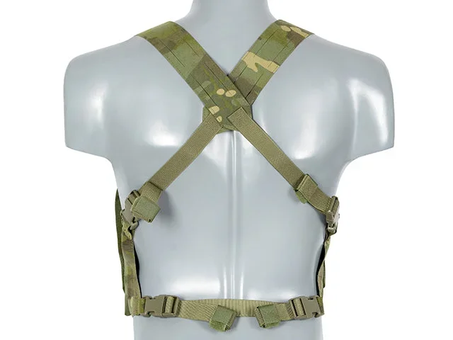 Chest Rig med AR/AK-lommer, laser-cut – Multicam Tropic - Bild 3
