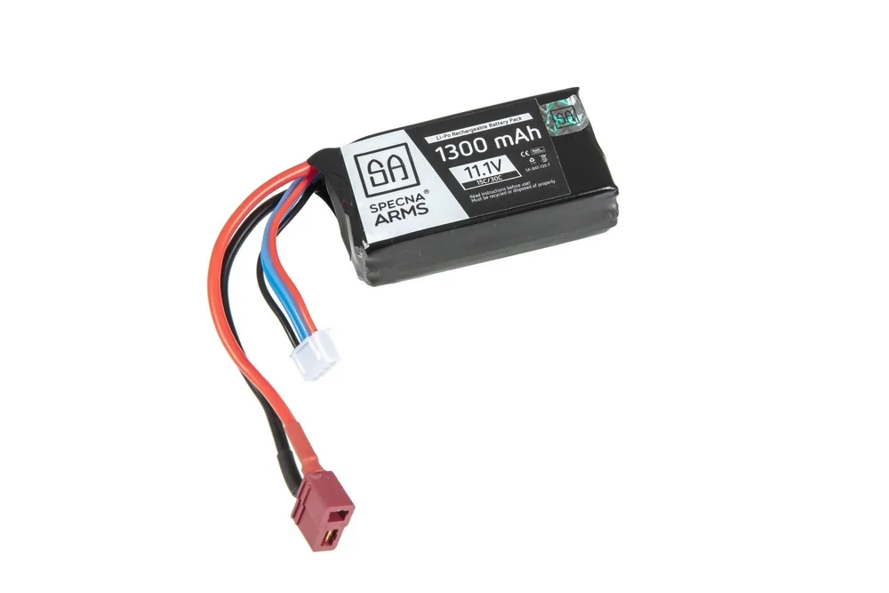 LiPo 11,1V 1300mAh 15/30C Battery – T-Connect (Deans) LiPo 11,1V 1300mAh 15/30C Battery – T-Connect (Deans)