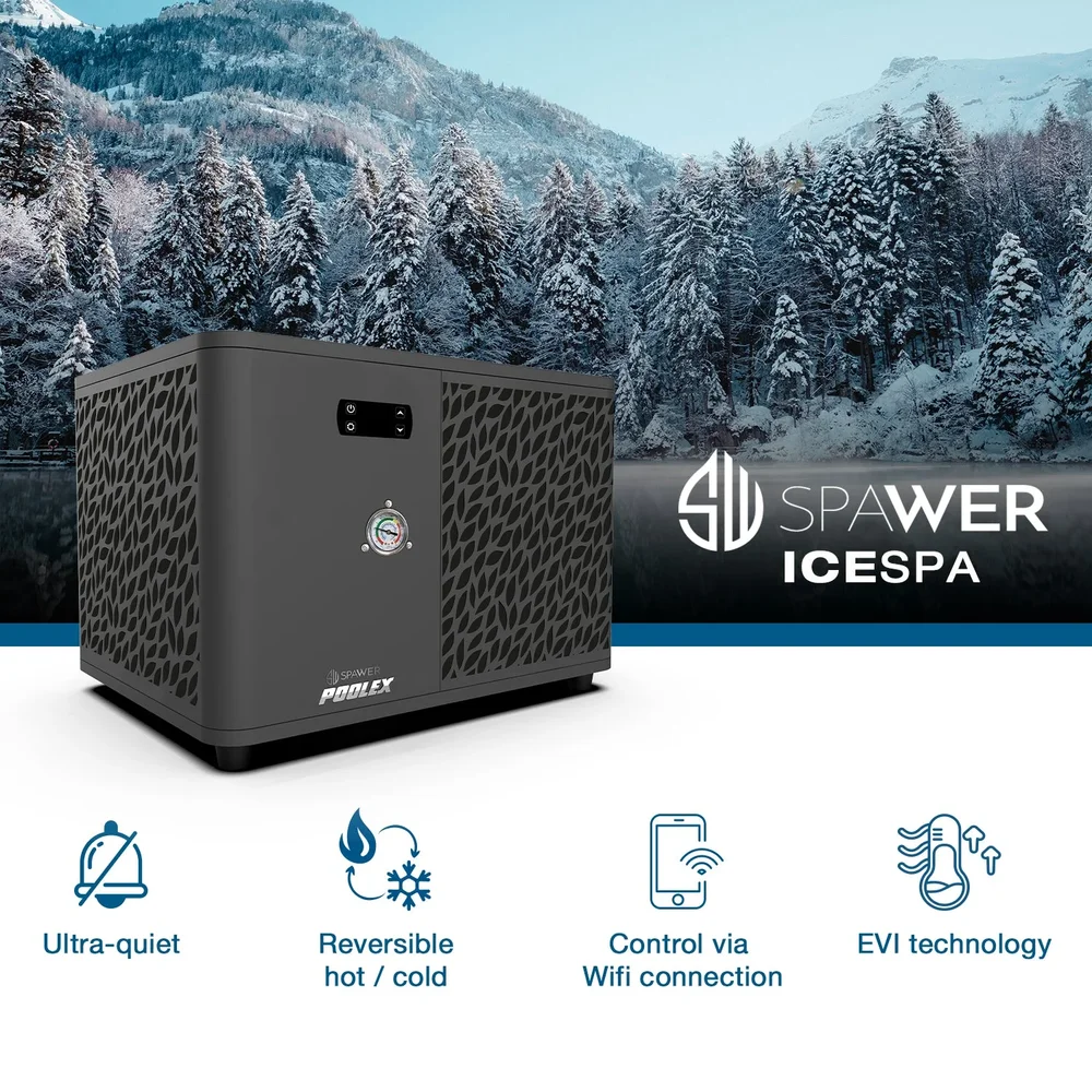 Poolex Spawer IceSpa 7 kW – Spa Värmepump för -25°C | Full Inverter & EVI - Bild 2