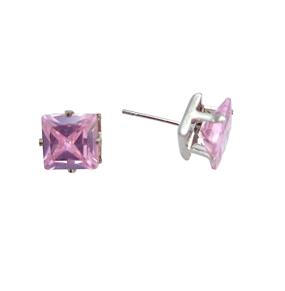 Bling Örhängen – Rosa Sten