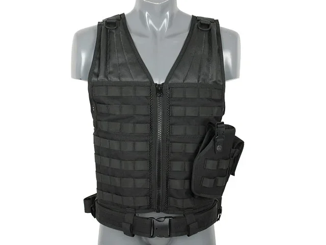 Letvægts taktisk vest med MOLLE Letvægts taktisk vest med MOLLE