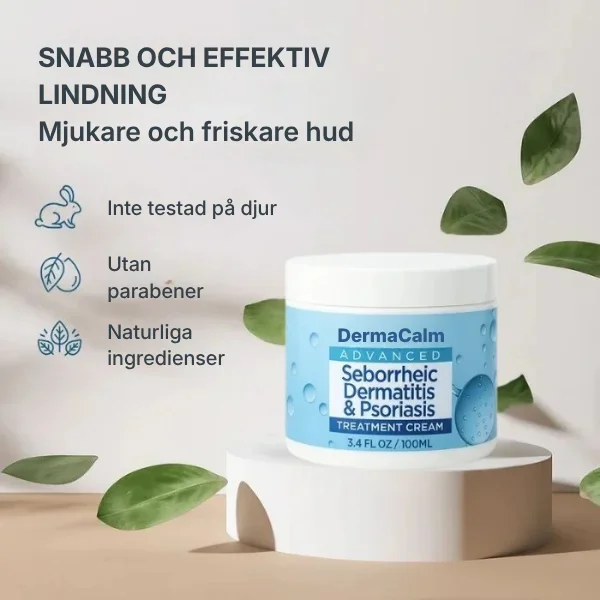DermaCalm® | Kräm mot seborroisk dermatit, hårbottenbehandling mot psoriasis, torr hårbotten och mjäll, klådstillande kräm för lindrande effekt - Bild 3
