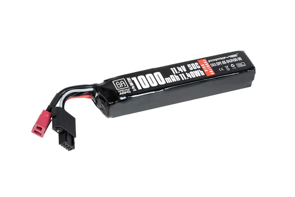 Battery Li-Po Specna Arms x Gens Ace 1000 mAh 50C 11.4V High Voltage T-Deans G-Tech - Bild 2