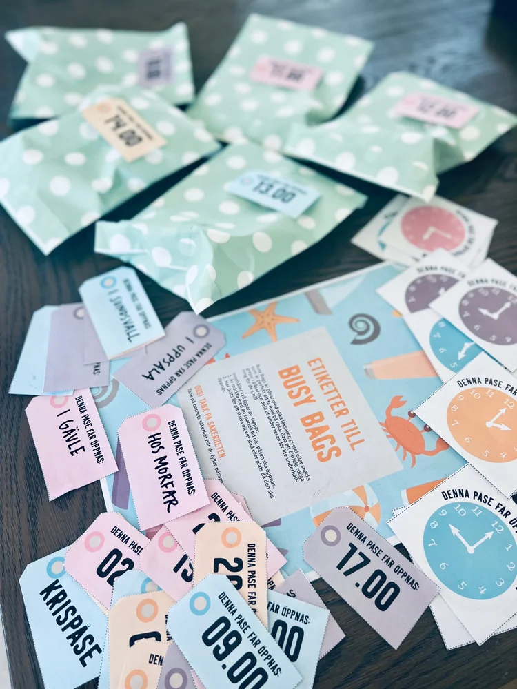 Etiketter till Busy Bags - Bild 1