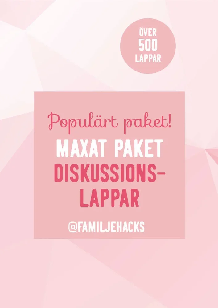 Diskussionslappar💥Storpack!💥 över 500 st (PDF-format) - Bild 1