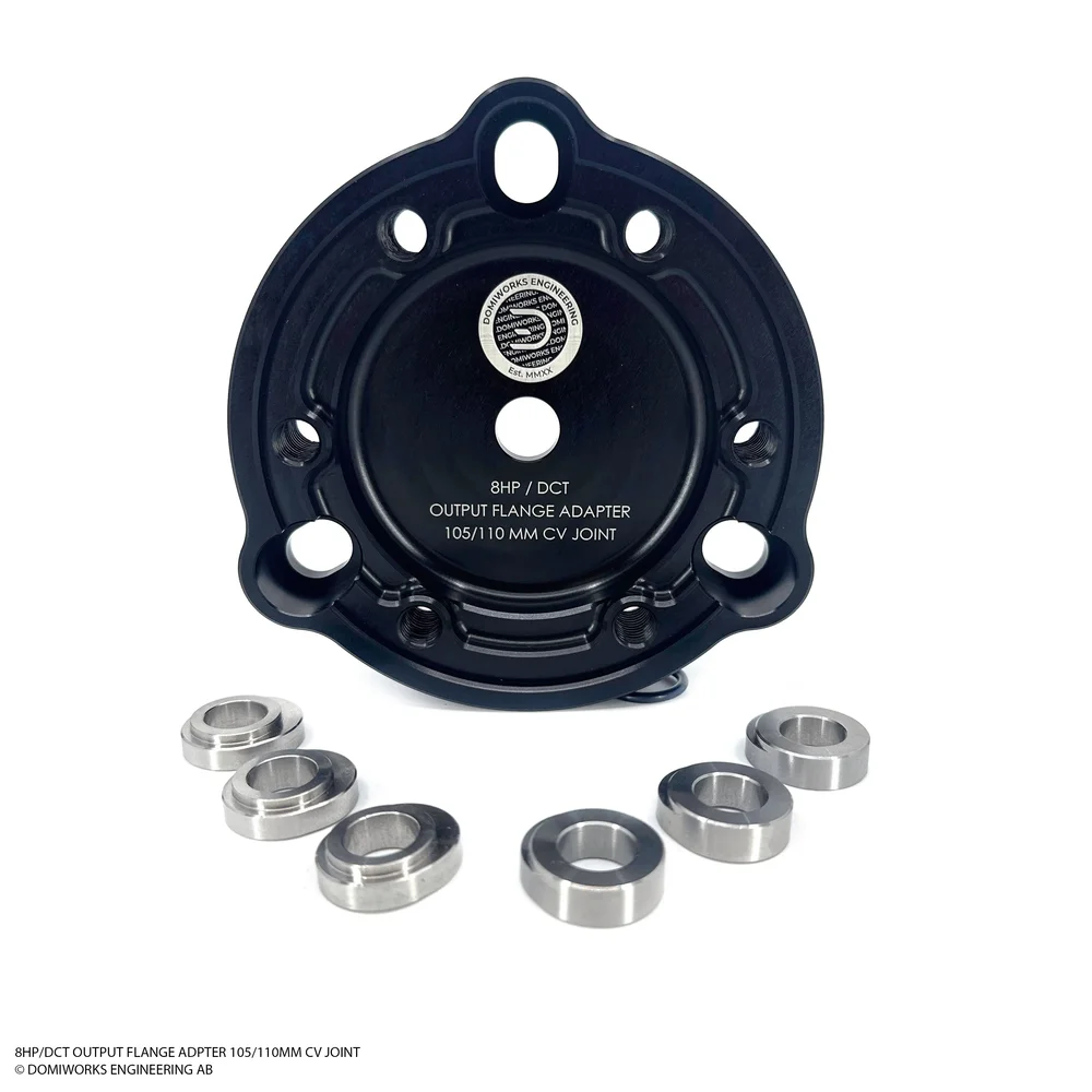 8HP / DCT utgångsflänsadapter 105-110 mm med 18 mm eller 22 mm insatser – CV Joint 8HP / DCT utgångsflänsadapter 105-110 mm med 18 mm eller 22 mm insatser – CV Joint