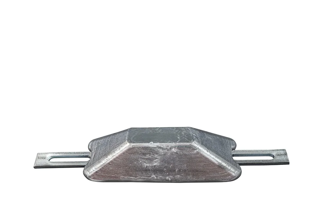 Aluminiumanod 230g/0,51LB, 105*45*25mm (160mm), hål 7*13mm, R800391AL