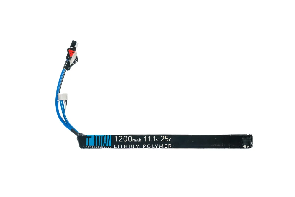 TITAN Li-Po Batteri 11.1V 1200mAh 25C – Stick (AK) Small Tamiya - Bild 2